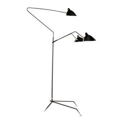 Serge Mouille - Serge Mouille - Floor Lamp 3 Arms | DWR - Floor Lamps