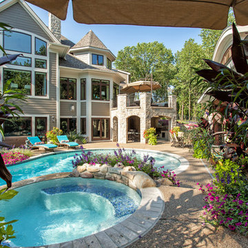French Country European Style Home