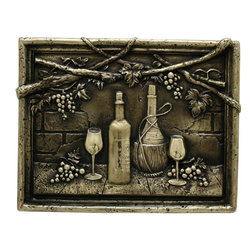 Metal mural for kitchen backsplash - Tile