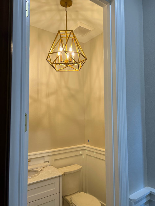 powder room chandelier | Houzz Forum