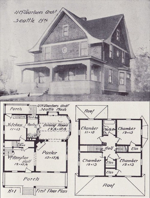Altering An Old House Floor Plan, Small Foursquare House Plans