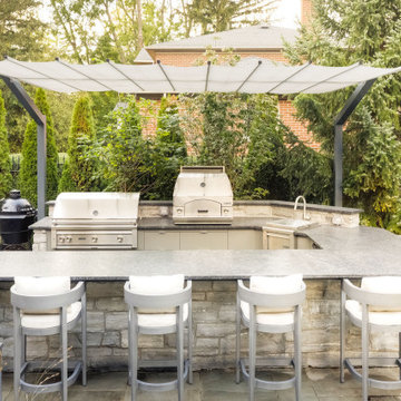 Freestanding Retractable Canopy, Oakville