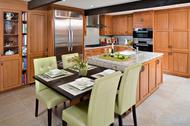 This is an example of a contemporary kitchen in Sacramento.