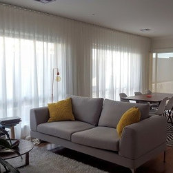 Sheer Curtains - Kasos in Moolight - Curtains