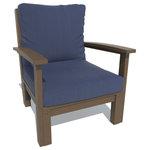 Highwood USA - Bespoke Chair, Navy Blue/Weathered Acorn - Welcome to highwood.  Welcome to relaxation.