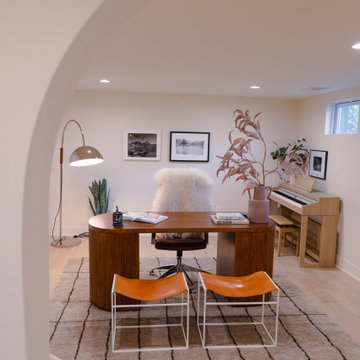 Contemporary Kansas City Basement Finish