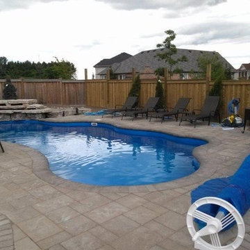 Fiberglass Pool design build Alliston, ON