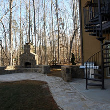 stairs from porch