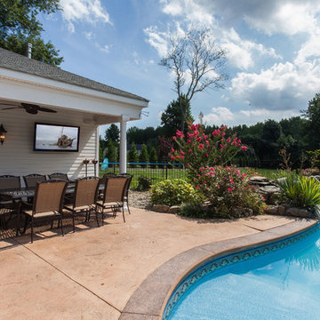 Poolside AV w/ Smart Home Controls from URC