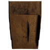 Pecky Cypress Faux Wood Fireplace Mantel Kit w/ Ashford Corbels