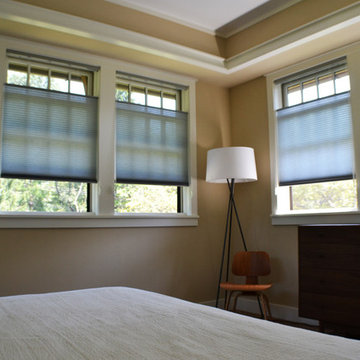 Top Down Bottom Up Shades in Master Bedroom