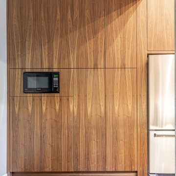 Sequence Matched Walnut Kitchen Doors