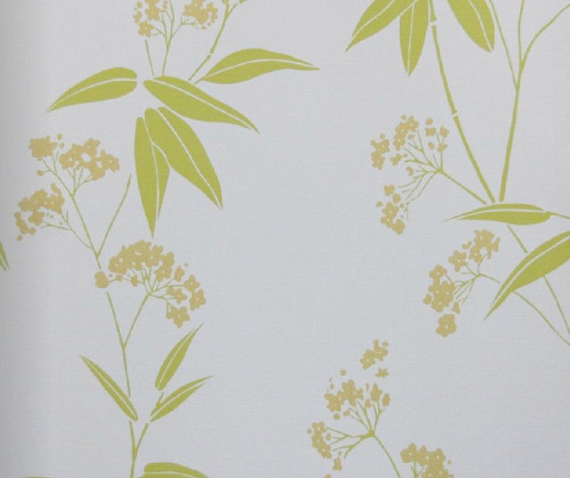 Modern Floral Print Wallpaper Transitional Wallpaper by Wallpaper