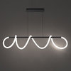 WAC Lighting PD-35246 Tightrope 46"W LED Abstract Linear Pendant - Black