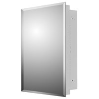 Deluxe Series Medicine Cabinet, 16"x26", Beveled Edge, Recessed