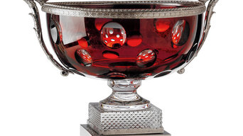 Traditional Crystal Glass Fontainebleau Bowl