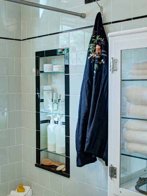 Tempered Glass Shelves Niche Houzz