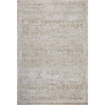 Loloi II Tabitha Ivory / Khaki 11'-6" x 15'-6" Accent Rug