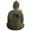 Hand Carving Sitting Buddha Chinese Antique Wooden Statue