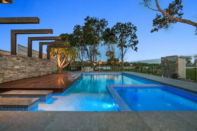 Contemporary pool in Central Coast.