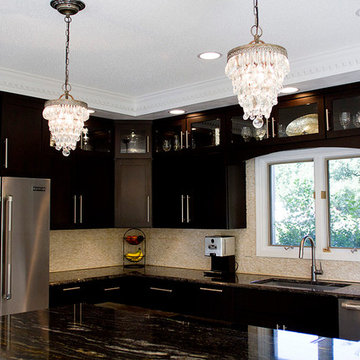 Mouser Centra in Select Alder wood Espresso stain