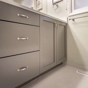 Small Bathroom with Grab Bars