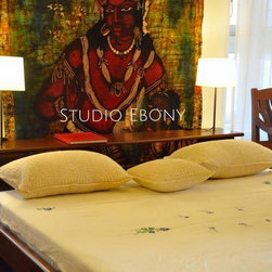 Marrakech Teakwood King Bed - Beds