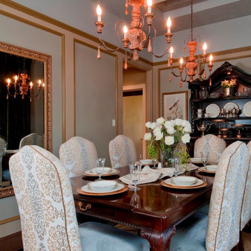 Traditional European Vintage Dining by Jennifer Ashton, Aliied ASID