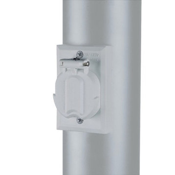 Acclaim Lighting 338 Electrical Outlet Accessory for Lamp Post - White
