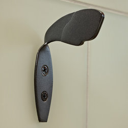 VRI Robe Hook, blackened steel - Robe & Towel Hooks