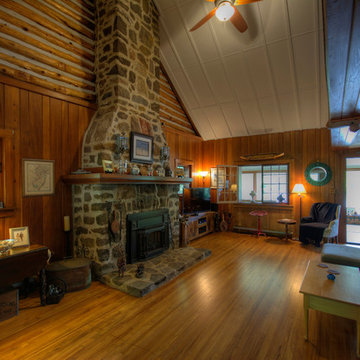 Medford Lakes Log Home