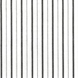 ROTH & TOMPKINS TEXTILES - Piper Fabric, Black, 54''x36'' - Upholstery Fabric