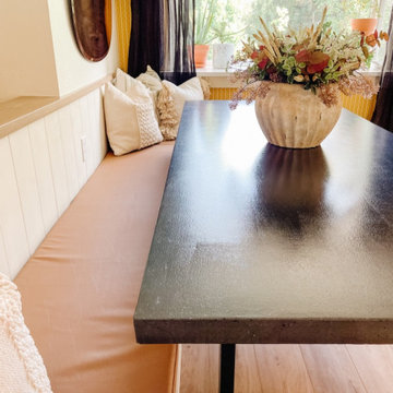 DIY Concrete Dining Table