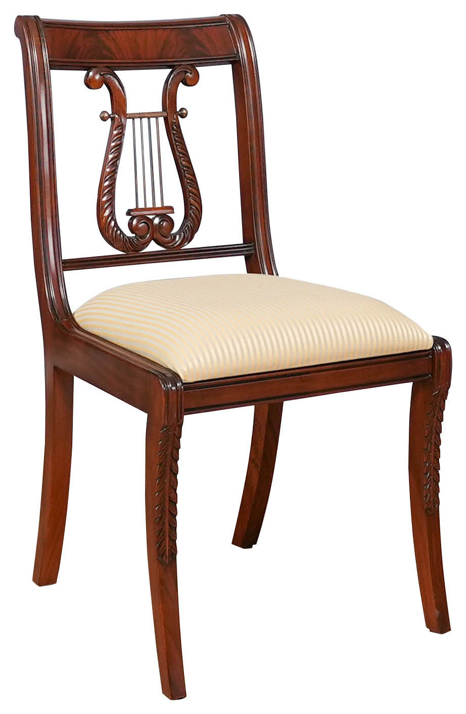 Lyre Side or Harp Back Side Chair Traditional Dining Chairs by Niagara Furniture Houzz