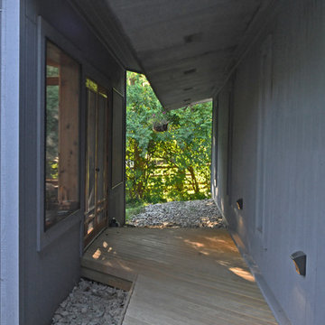 Mid Century Modern Screen Porch Pavilion