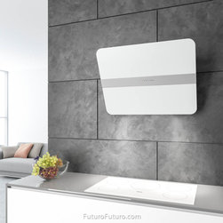 34&Prime; Folio White Wall Range Hood - Range Hoods And Vents