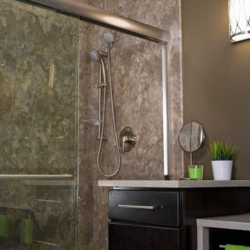 Contemporary Dual/Adjustable Shower Heads