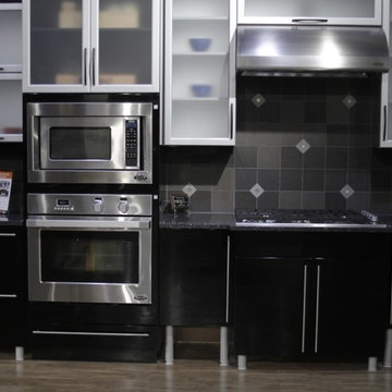Kitchen opaque glass for cabinets