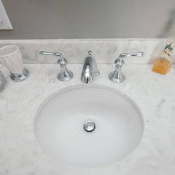 Transitional White Bathroom - Products