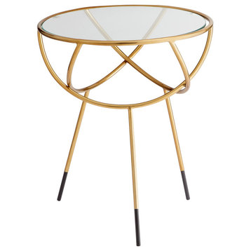 Gyroscope Side Table, Gold