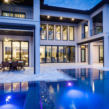 A coastal Contemporary custom home - in Cape Harbour