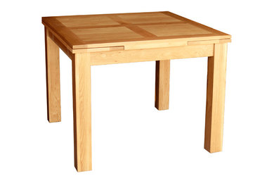 Acorn Oak Square Extension Dining Table - Oak in Vogue