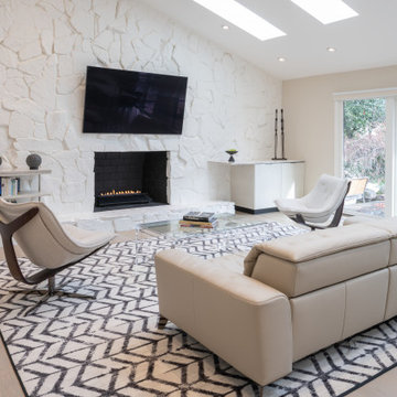 Contemporary with a Neutral Colorway in Potomac, MD