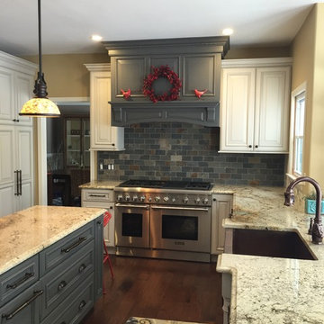 Refined Organic - The Gray & Copper Hued Kitchen