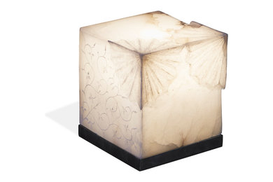 Orna Marble Cube Lamp By Ornamaya