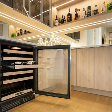Luxury Entertainment Bar with Smart Storage