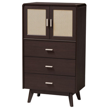 Molly Espresso Brown Chest, 3-Drawer