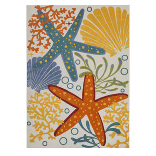 Nourison Aloha Outdoor Rug, 10'x13' - Beach Style - Outdoor Rugs - by ...