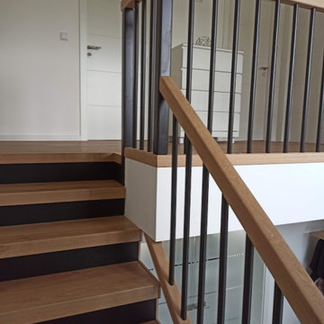 Treppenrenovierung einer Betontreppe mit Lamint
