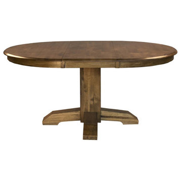 Transitional Pedestal Dining Table, Belen Kox